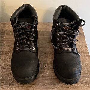 Skechers Men's Black Waterproof Boots